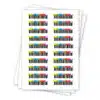 Tri-Optic LTO6 Ultrium Horizontal Label - Sheet of 20
