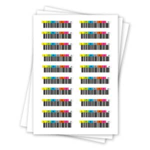 Tri-Optic LTO8 Ultrium Horizontal Label - Sheet of 20