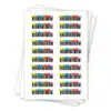 Tri-Optic LTO9 Ultrium Horizontal Label - Sheet of 20