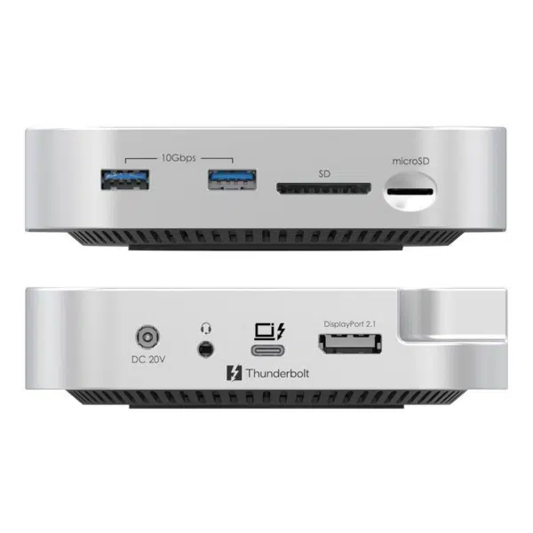 BLACKJET MiniRaiden Thunderbolt 5 M.2 SSD Docking Station for Mac mini