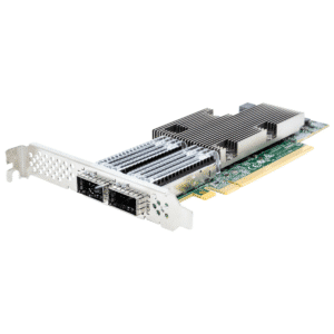 ATTO FastFrame N412 Dual 100GbE SmartNIC x16 PCIe 4.0 Low Profile 2x QSFP28