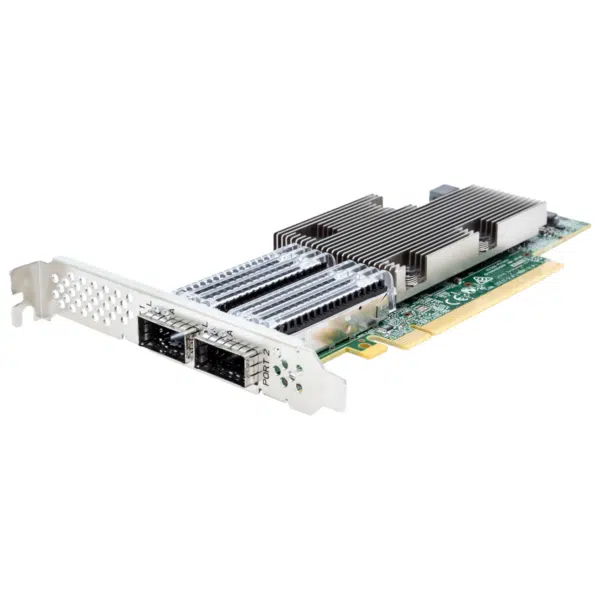 ATTO FastFrame N412 Dual 100GbE SmartNIC x16 PCIe 4.0 Low Profile 2x QSFP28