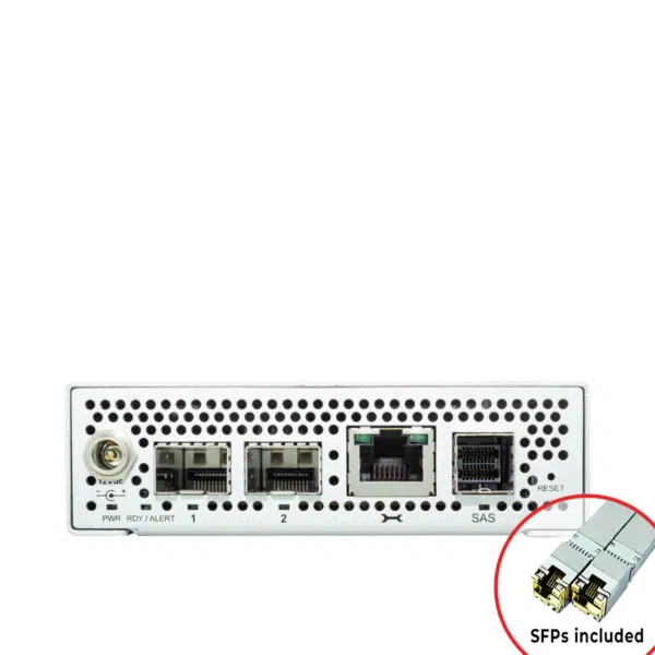 ATTO XstreamCORE 8100 Dual-Port 10Gb Ethernet to 4-Port 12Gb SAS Intelligent Bridge 2J45 SFP