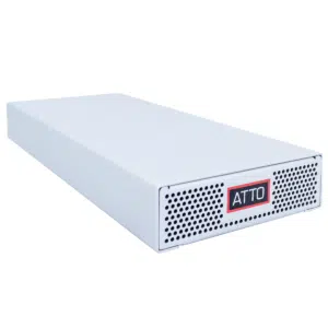 ATTO XstreamCORE 8100 Dual-Port 10Gb Ethernet to 4-port 12Gb SAS intelligent Bridge LC SFP+